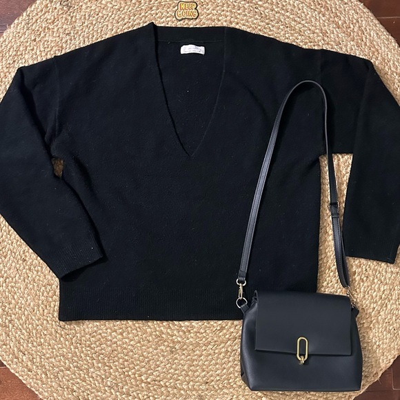 OAK + FORT Sweaters - Black Oak and Fort Cozy Oversized Sweater